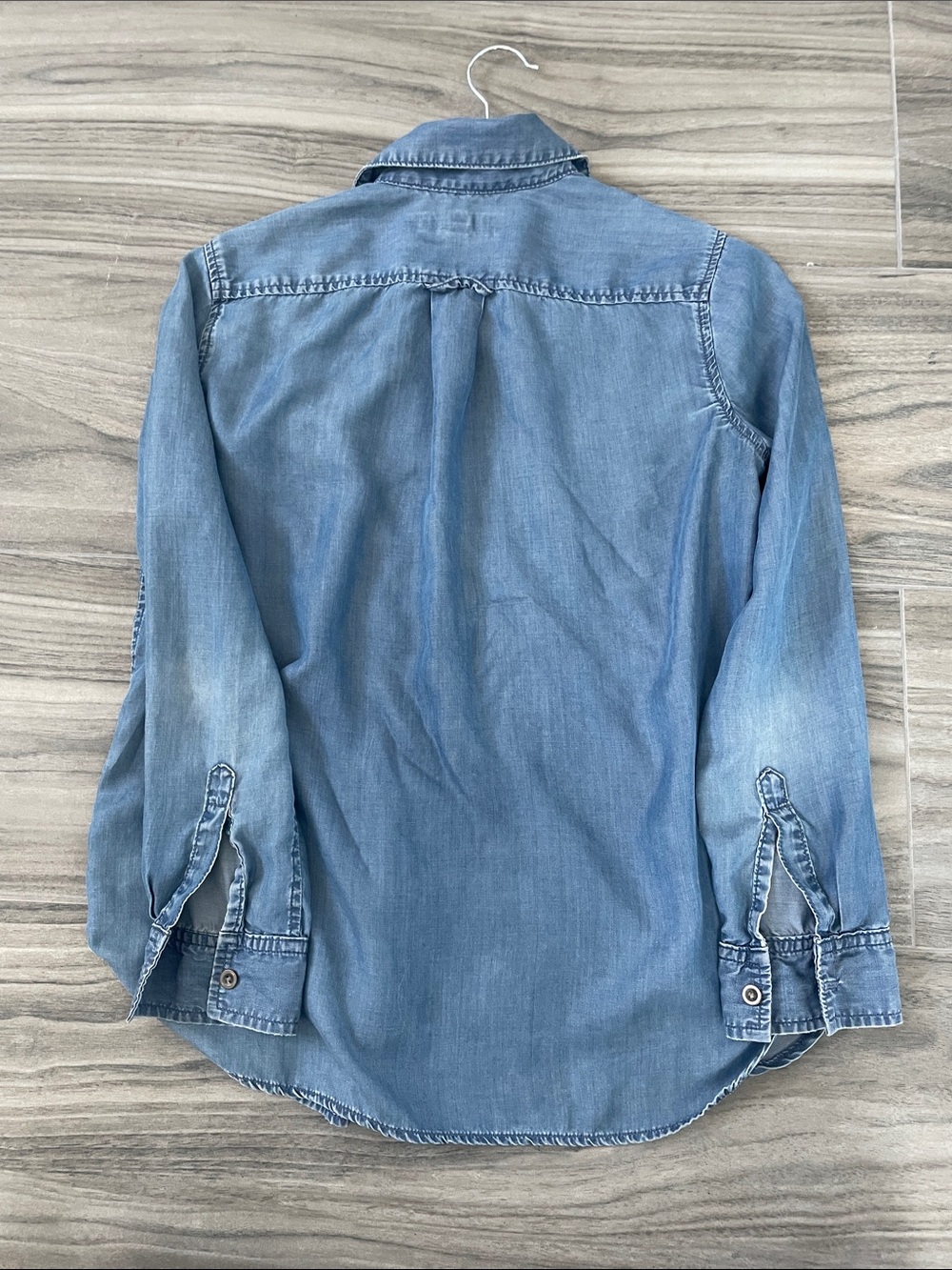 Banana Republic Light Blue Denim Button-Down Shirt